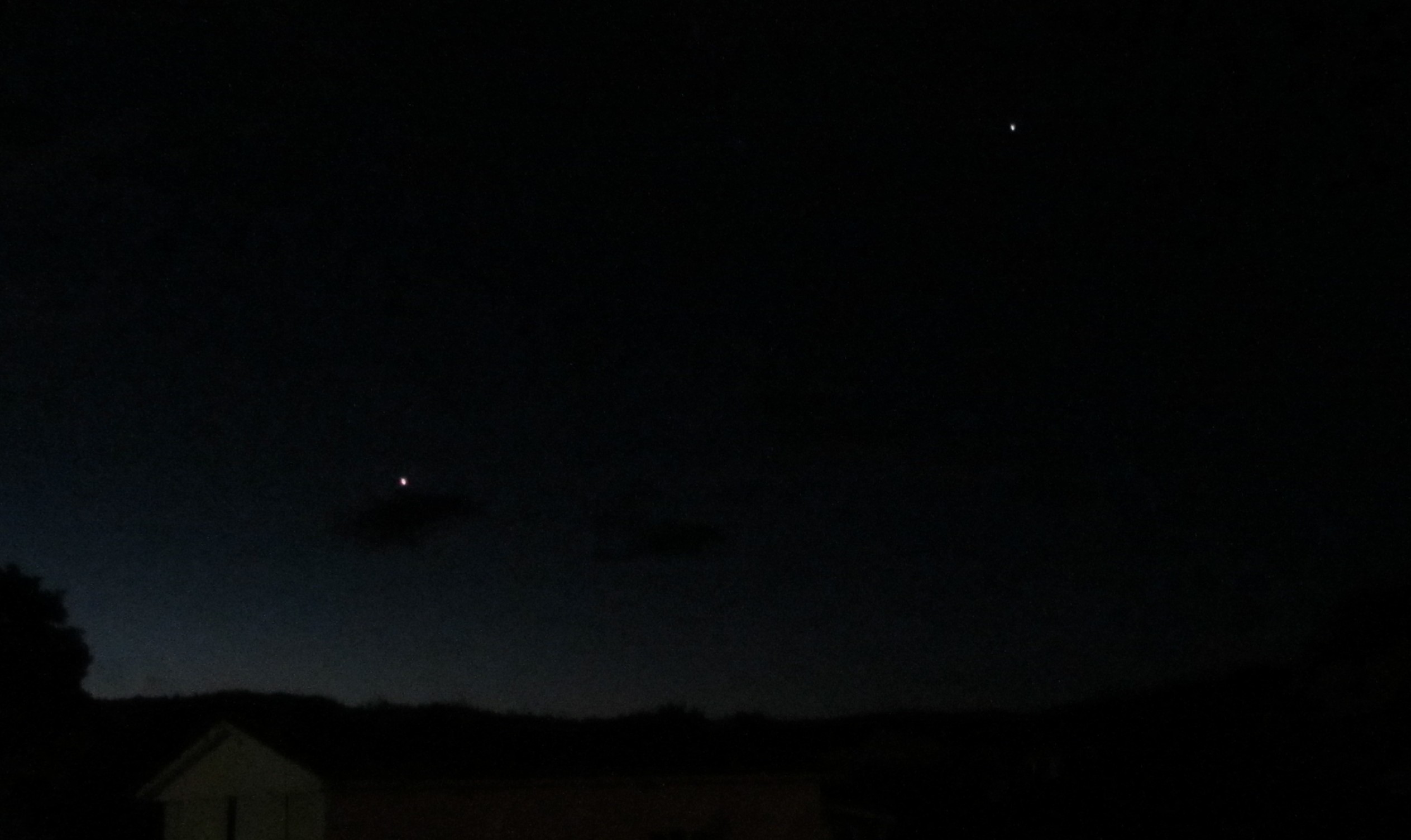 Venus and Jupiter over New Zealand